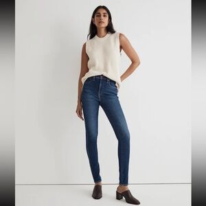 Madewell 10” High-Rise Skinny Jeans Size 27P Medium Wash